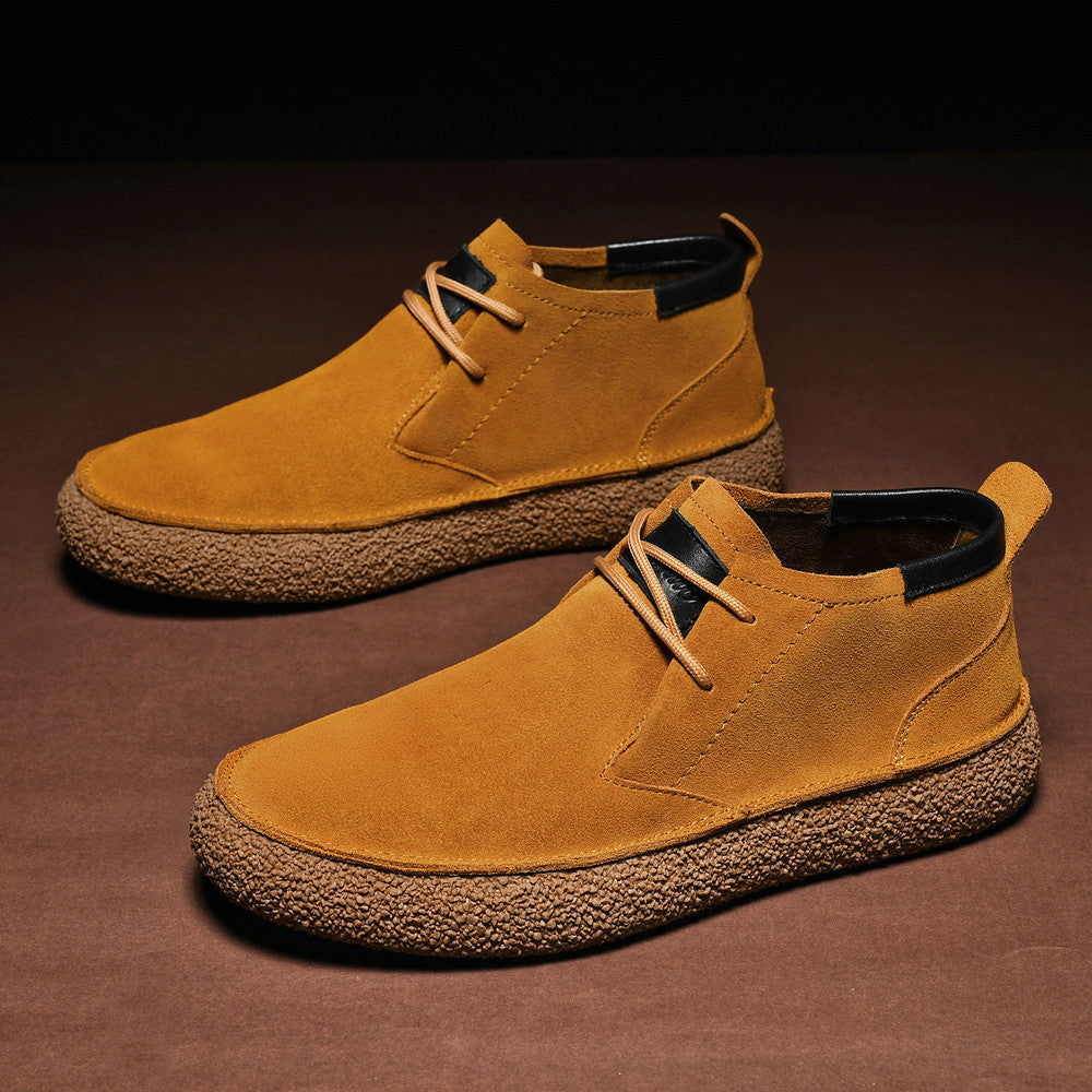 Desert Boots Suede Ankle Lace Up Casual Work Everyday Shoe