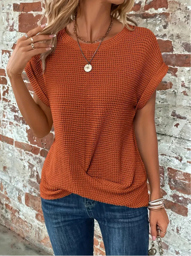 Sylvia t-shirt in Brown Orange