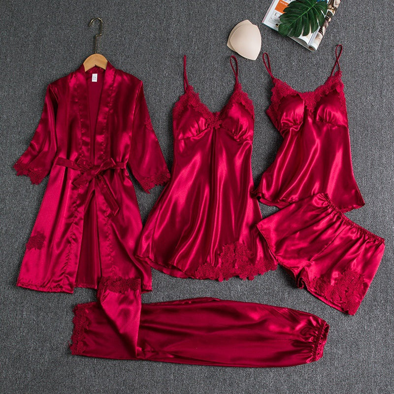Lorelei pajama set in Red