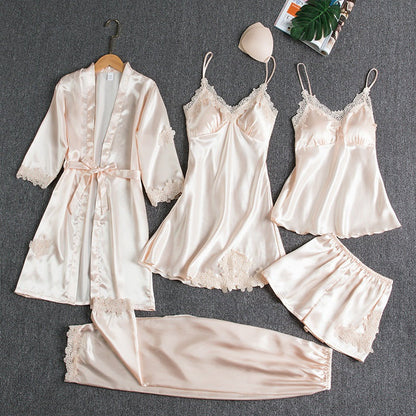 Lorelei pajama set in White Gold