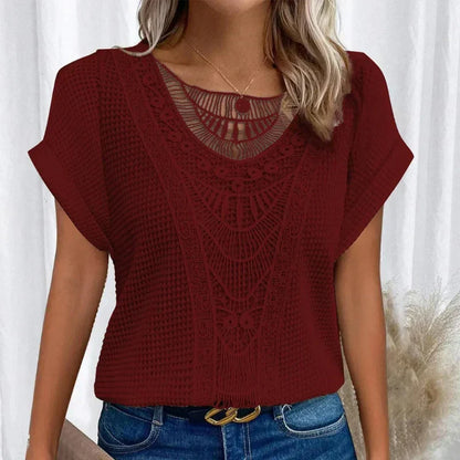 Rosa women's blouse in Red