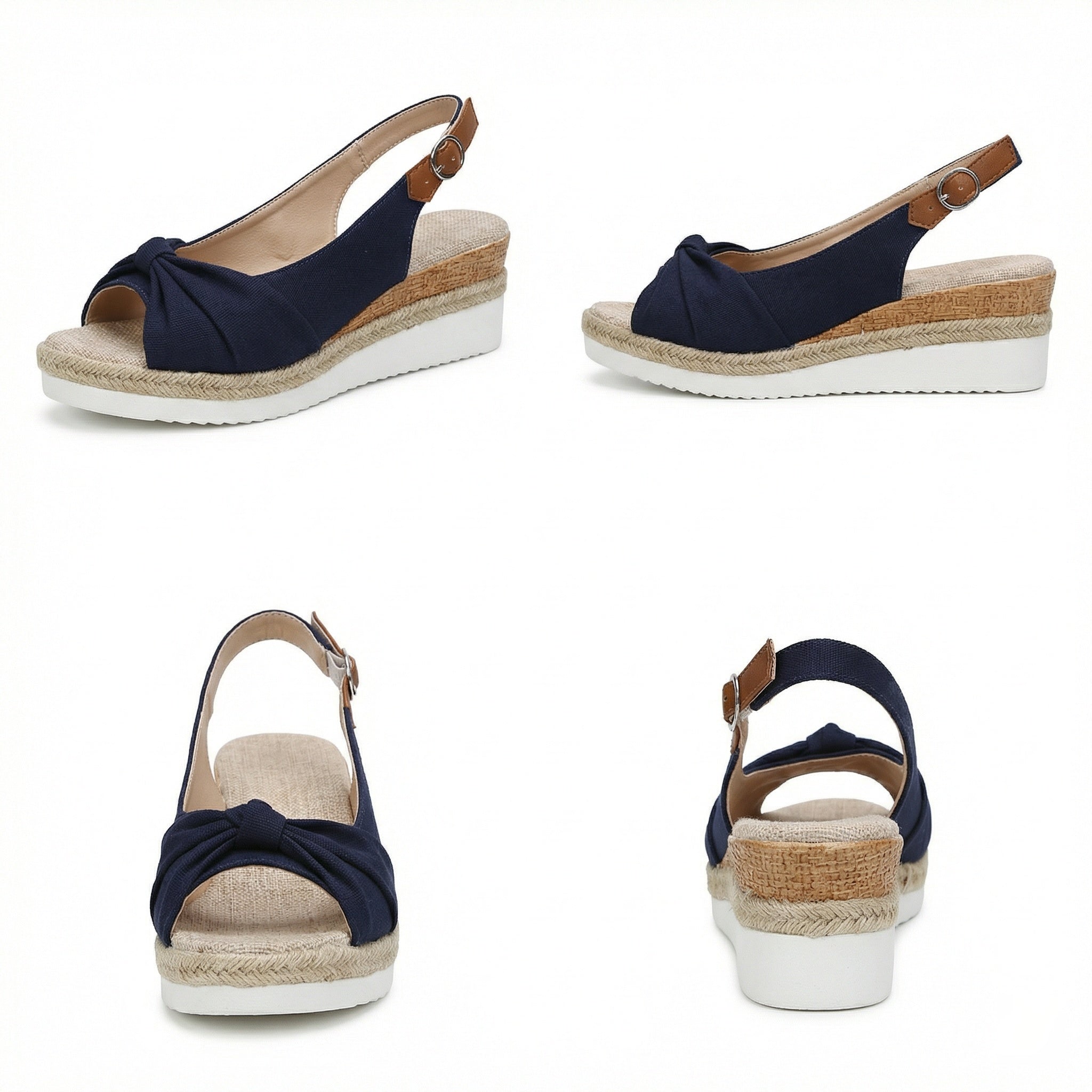 Women's Orthopedic Sandals Heel Strap Support Comfortable Everyday Wear
