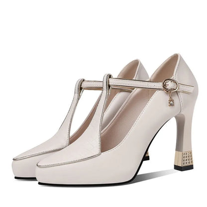 Women's Elegant Sandals Leather Strappy Minimalist Style Casual Formal Versatile