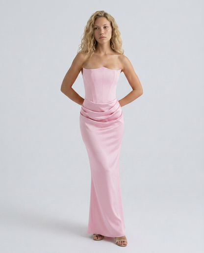 Cleo women's maxi dress in Pink