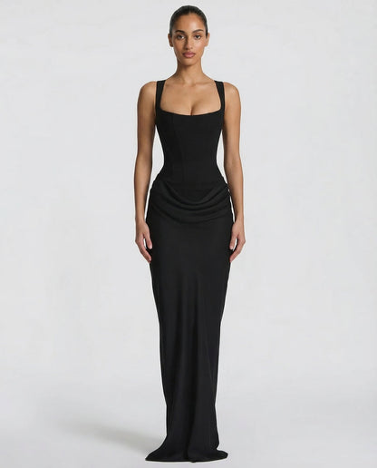 Ruby women's maxi dress in Black