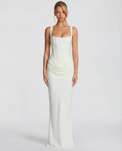 Sienna Laurent women's maxi dress in White