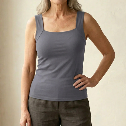 Roxanne tank top in Taupe