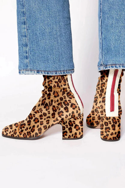 Ankle Boots Women Comfort Cushioned Sole Casual Smart Office Wear