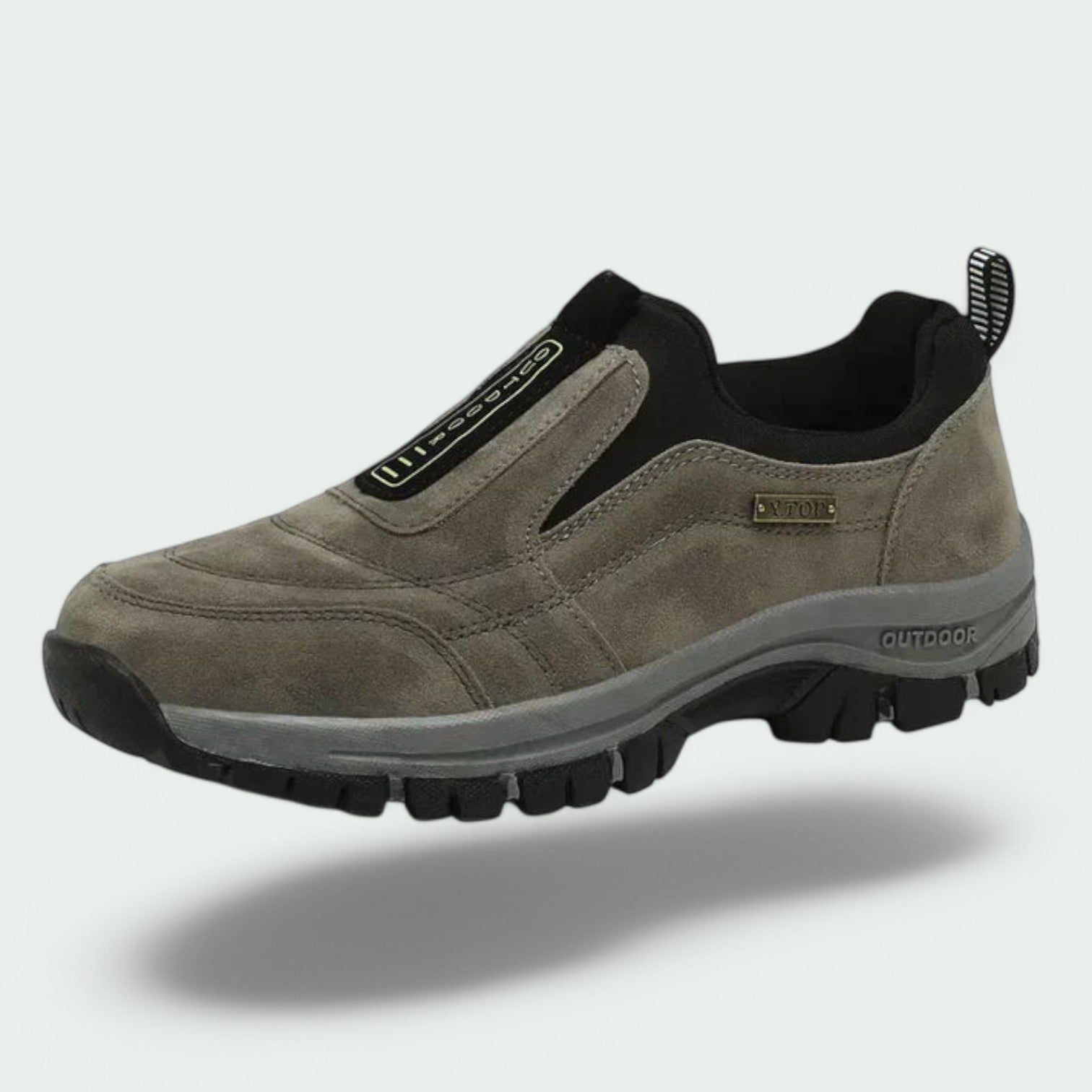 Orthopedic Hiking Shoes Slip-On Lightweight Tread Sole Everyday Walking