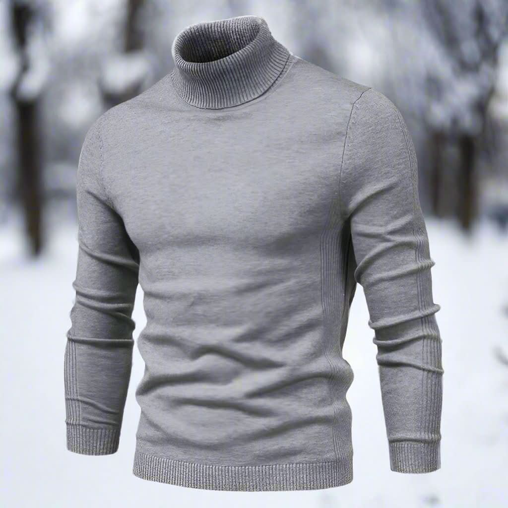 Men's Turtleneck Sweater Soft Comfortable Everyday Casual Wear