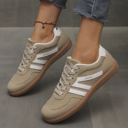 Lace-Up Sneakers Rubber Sole Casual Everyday Trainers Lightweight