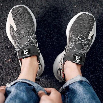 Orthopedic Sneaker Mesh Lace-Up Lightweight Casual Everyday Comfortable Walking Shoe