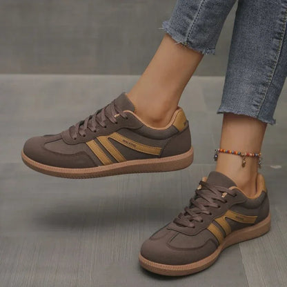 Lace-Up Sneakers Rubber Sole Casual Everyday Trainers Lightweight