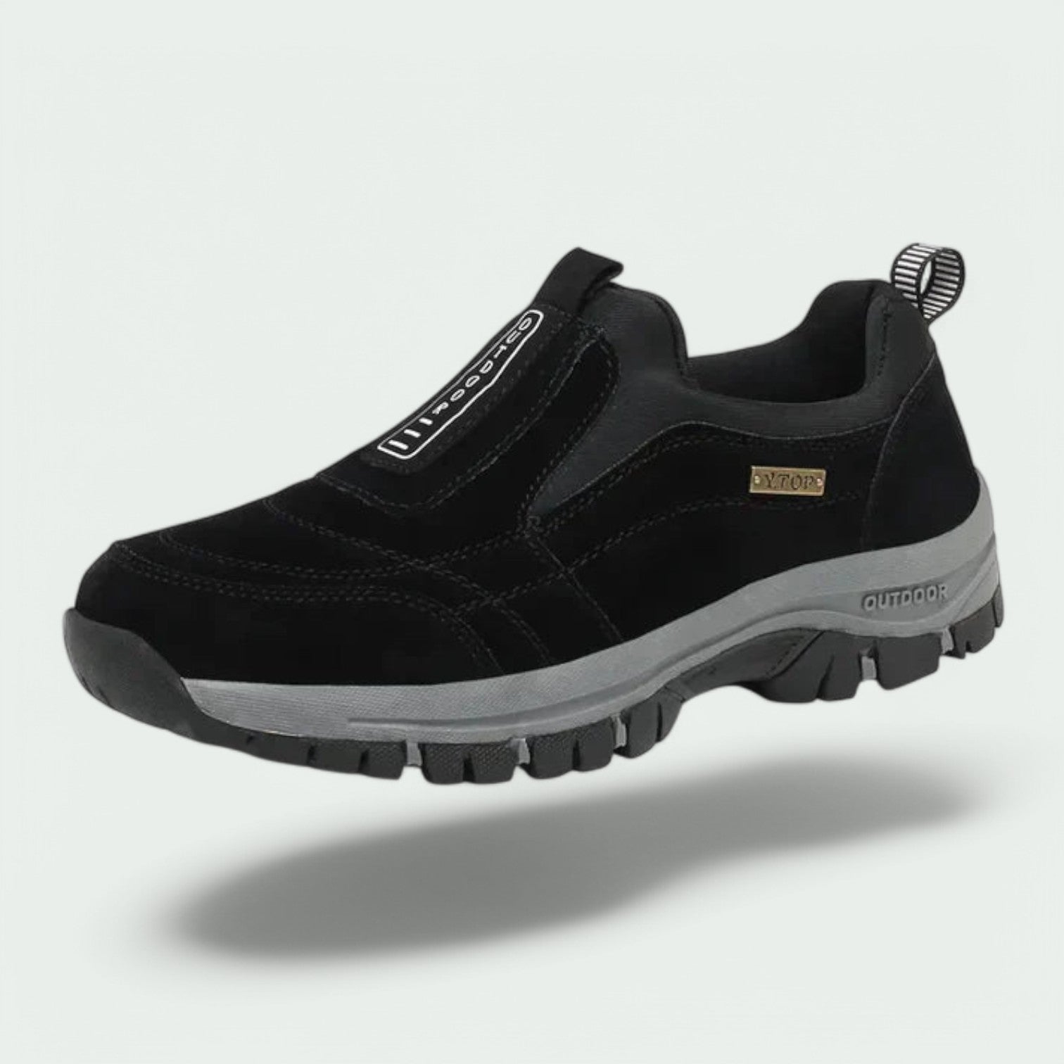 Orthopedic Hiking Shoes Slip-On Lightweight Tread Sole Everyday Walking