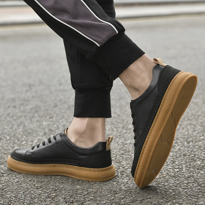 Derby Lace-Up Shoes Rubber Sole Casual Formal Office Work Everyday