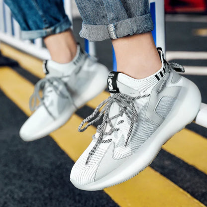 Orthopedic Sneaker Mesh Lace-Up Lightweight Casual Everyday Comfortable Walking Shoe