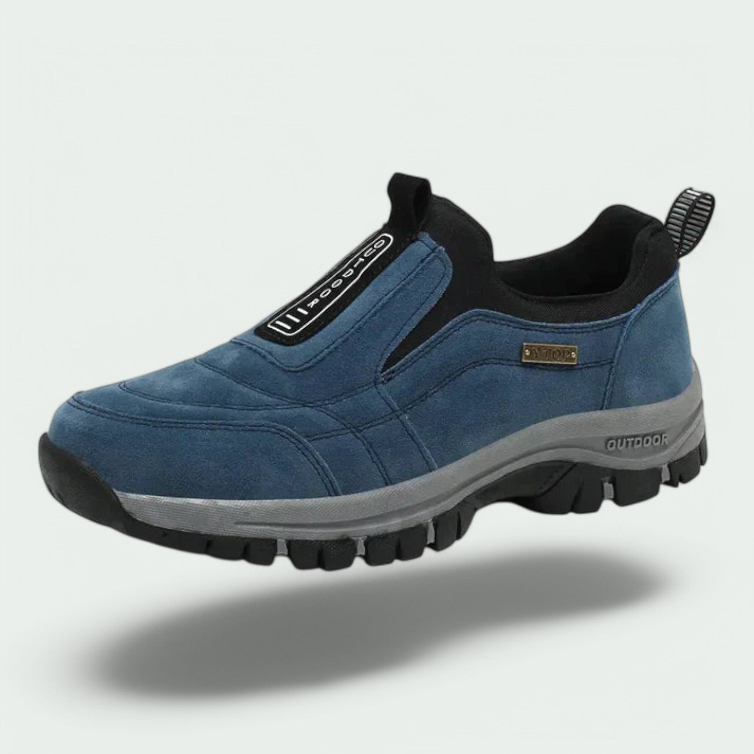 Orthopedic Hiking Shoes Slip-On Lightweight Tread Sole Everyday Walking