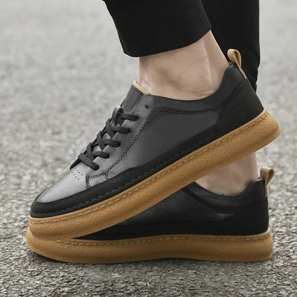 Derby Lace-Up Shoes Rubber Sole Casual Formal Office Work Everyday