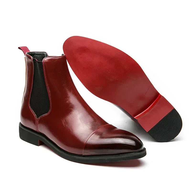 Leather Ankle Boots Women Chic Black Classic Elegant Everyday Footwear