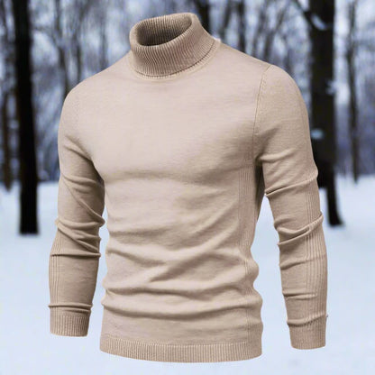 Men's Turtleneck Sweater Soft Comfortable Everyday Casual Wear