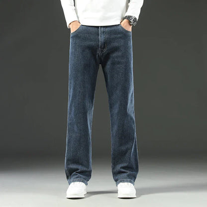 Men's Straight Leg Pants Five Pocket Button Closure Casual Everyday Trousers