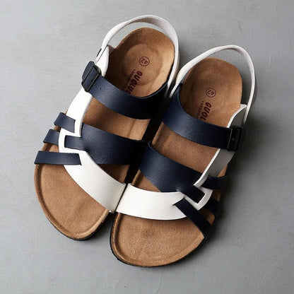 Women's Comfort Sandals Chic Suede-Like Slip On Everyday Casual