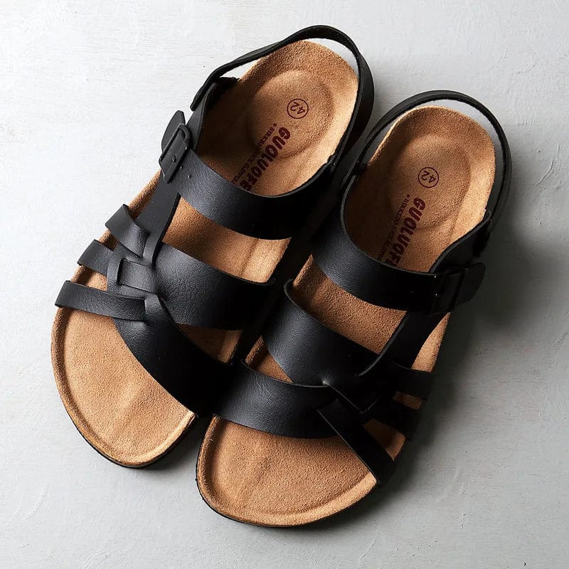 Women's Comfort Sandals Chic Suede-Like Slip On Everyday Casual