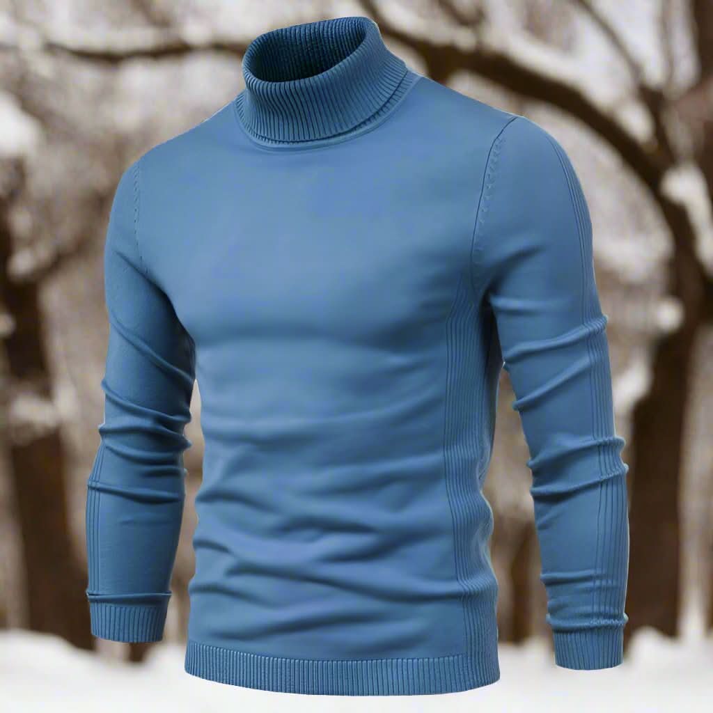 Men's Turtleneck Sweater Soft Comfortable Everyday Casual Wear