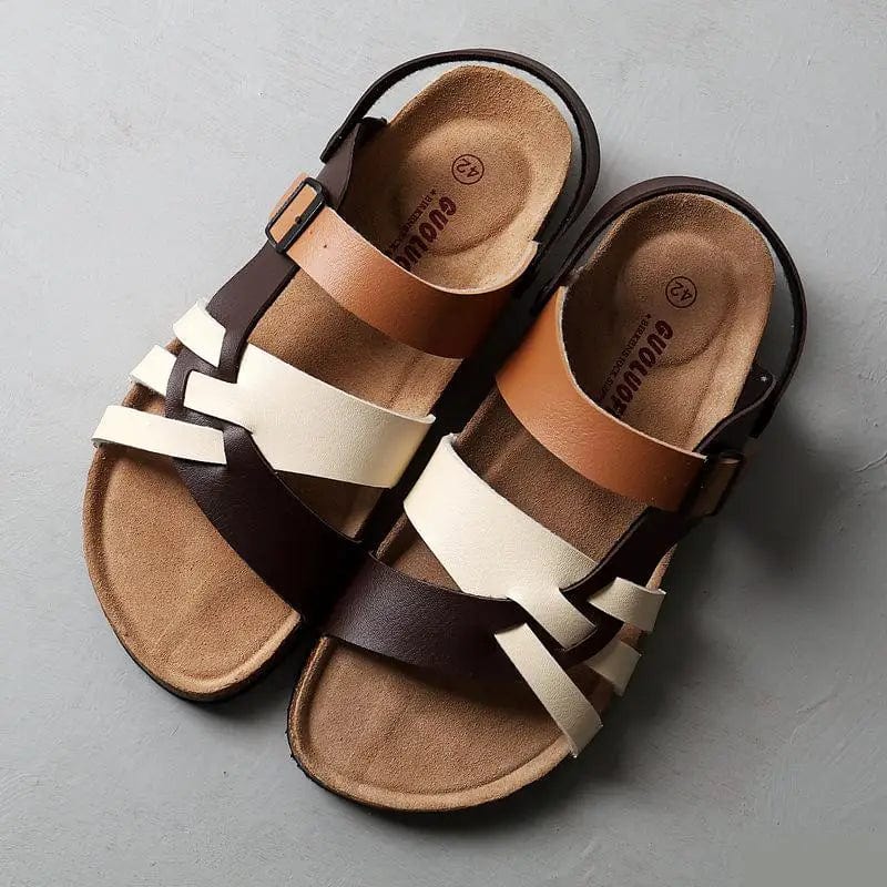 Women's Comfort Sandals Chic Suede-Like Slip On Everyday Casual