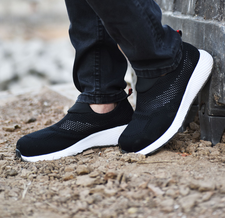 Men's Work Sneakers Safety Shoes Slip Resistant Comfortable Everyday