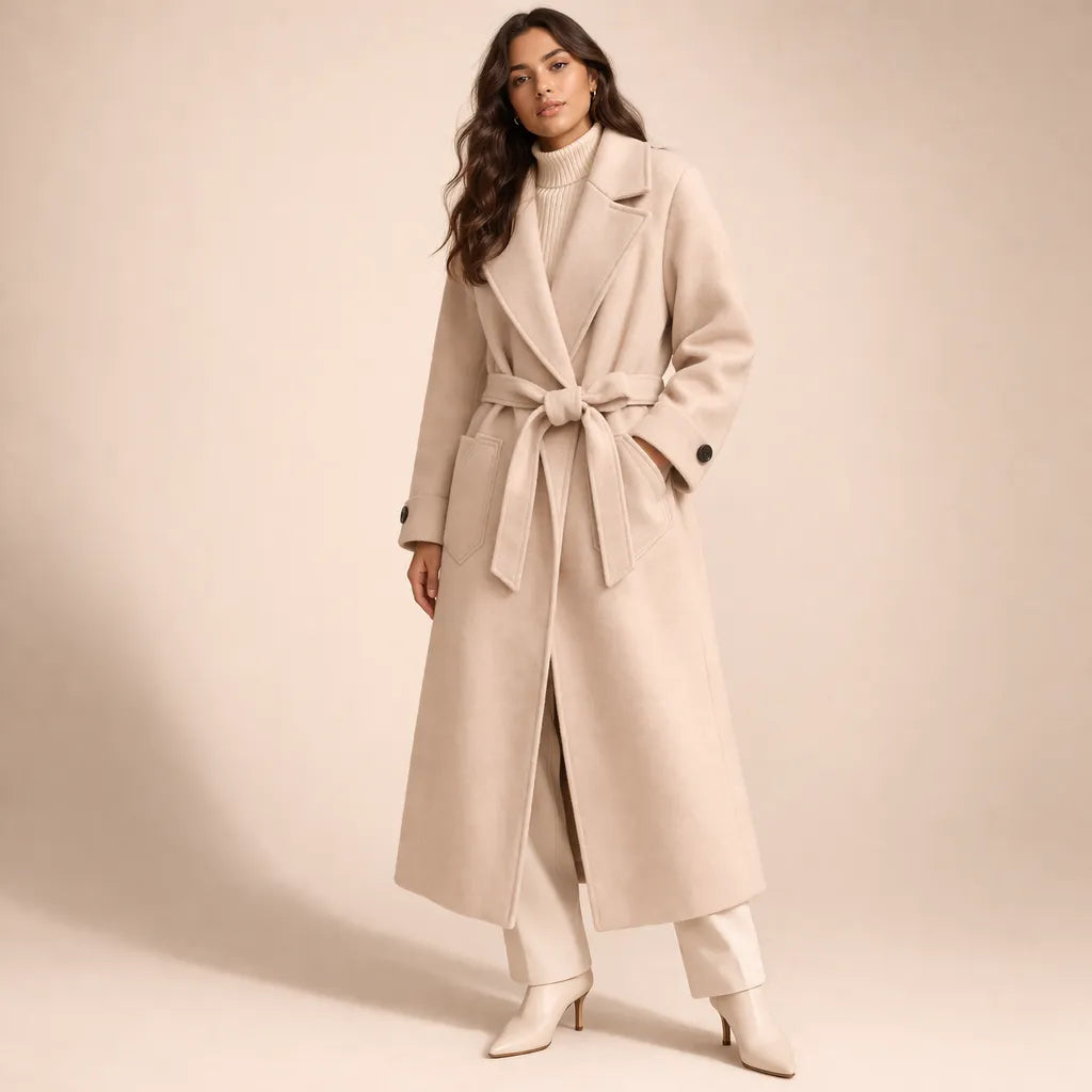 Women's Trench Coat Modern Elegant Tailored Fit Casual Formal Occasions