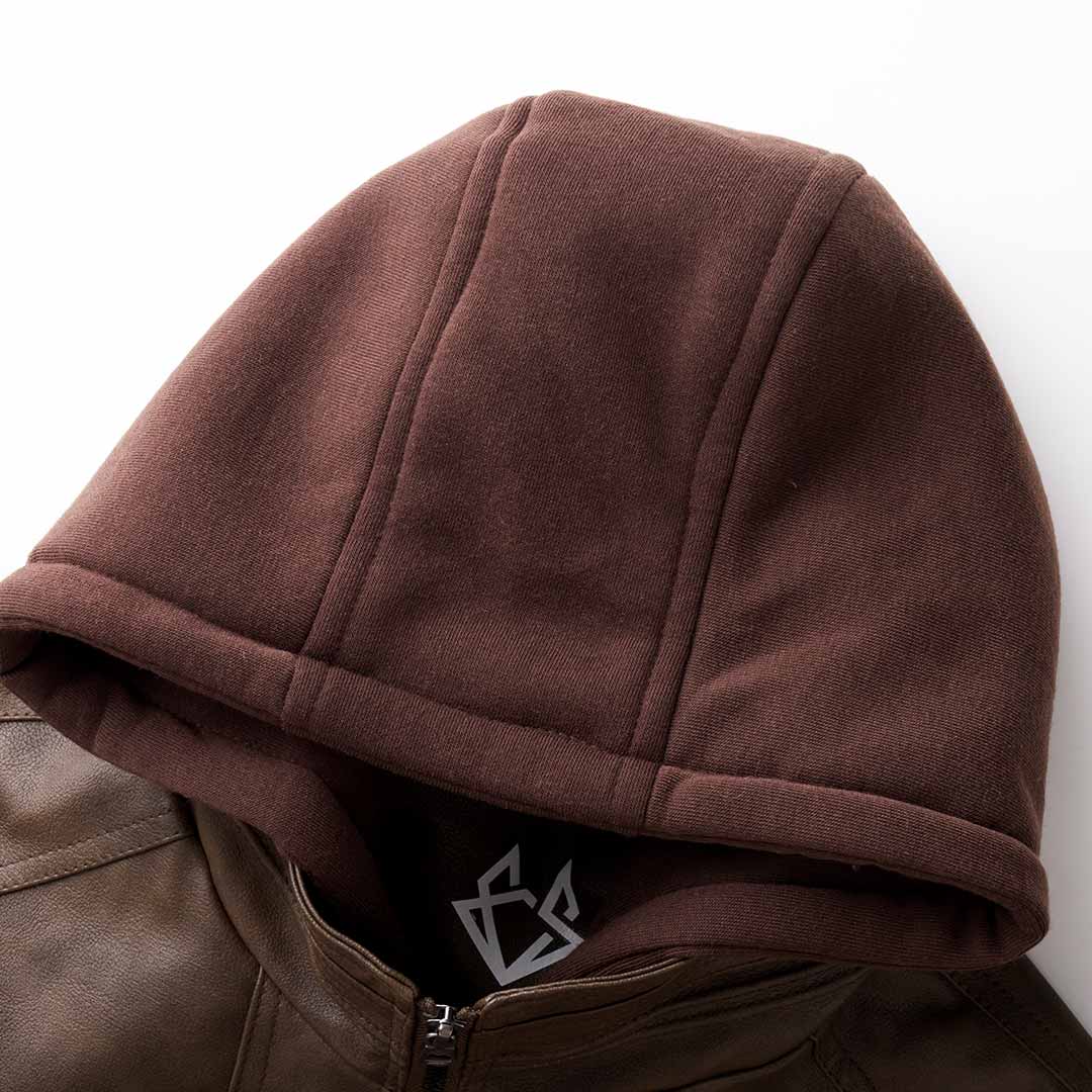 Men's Hooded Jacket Full Zip Closure Casual Everyday Wear
