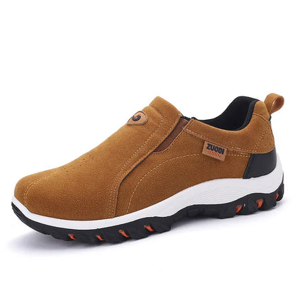 Men's Slip On Hiking Shoes Lightweight Tread Sole Everyday Walking