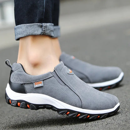 Men's Slip On Hiking Shoes Lightweight Tread Sole Everyday Walking