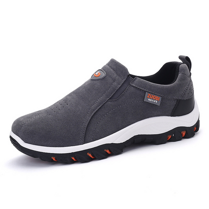 Men's Slip On Hiking Shoes Lightweight Tread Sole Everyday Walking