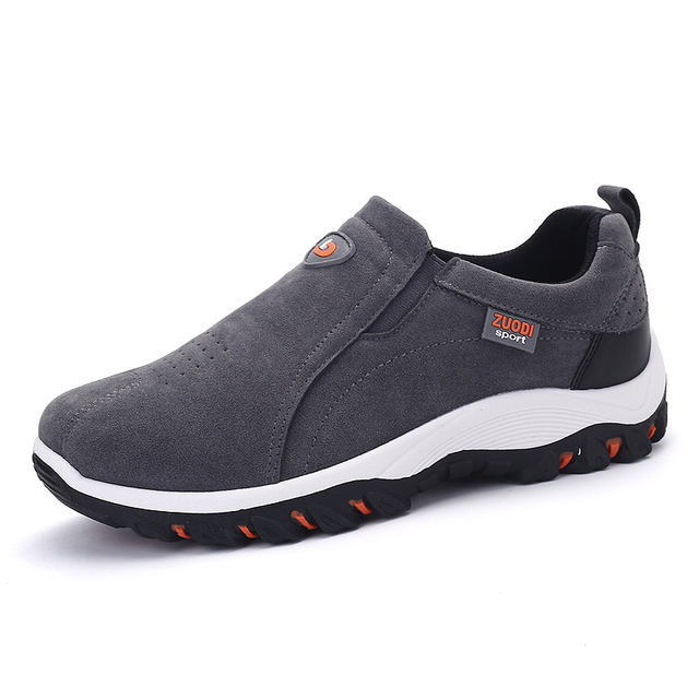 Men's Slip On Hiking Shoes Lightweight Tread Sole Everyday Walking