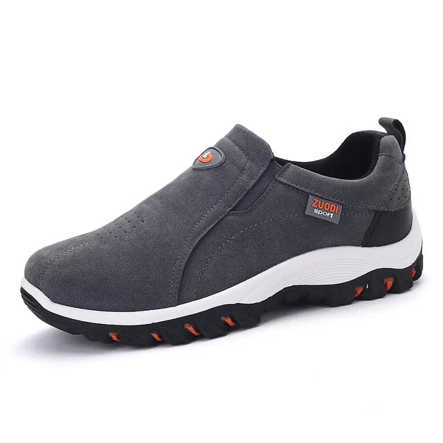 Men's Slip On Hiking Shoes Lightweight Tread Sole Everyday Walking