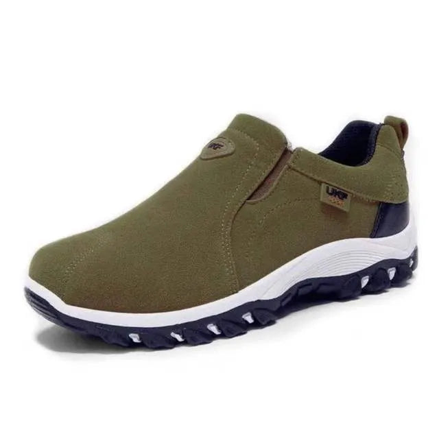 Men's Slip On Hiking Shoes Lightweight Tread Sole Everyday Walking