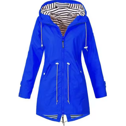 Waterproof Hooded Rain Jacket for Women