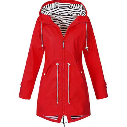 Waterproof Hooded Rain Jacket for Women