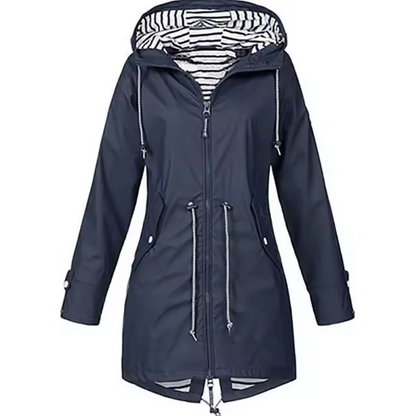 Waterproof Hooded Rain Jacket for Women