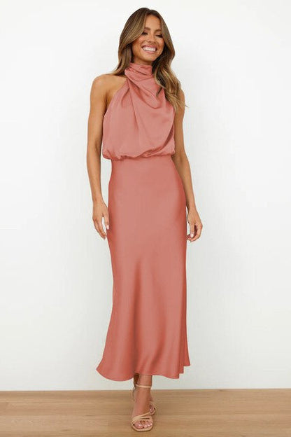 Women's Midi Dress in Pink