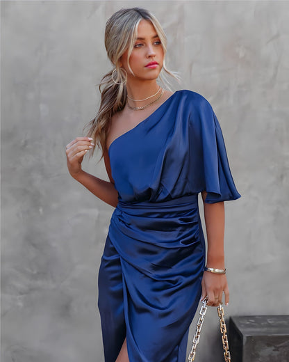 Women's Midi Dress in Blue