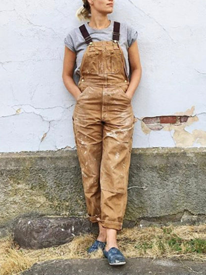 Women’s Jumpsuit Workwear Dungaree Utility | Casual