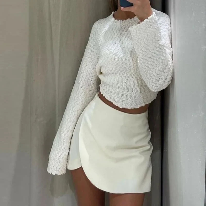 Women’s Mini Skirt High Waist | Asymmetric Design