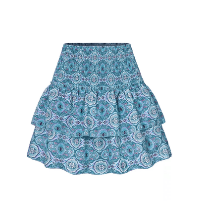 Women's Mini Skirt in Light Blue