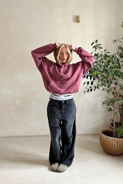 Women's Relaxed Fit Hoodie Casual Pullover Everyday Comfort Soft Fleece Sweatshirt Loose Fit Lounge Wear Plus Size S-5XL All Season