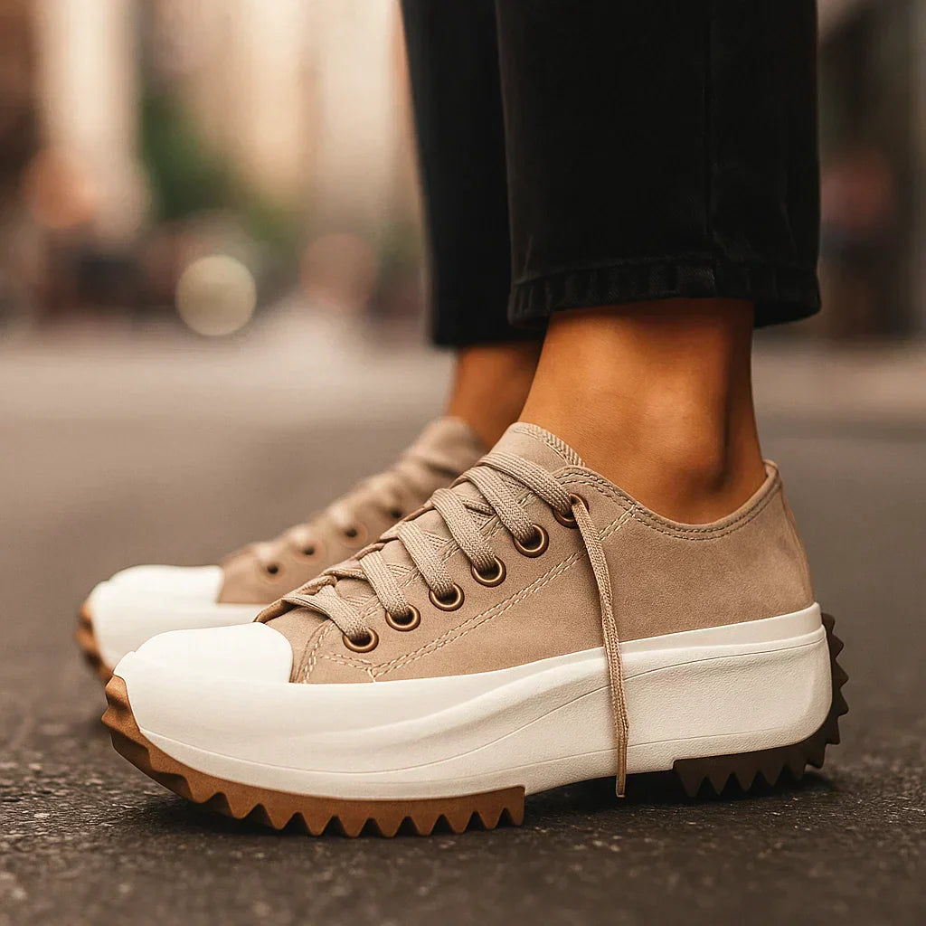 Platform Sneakers Bold Street Style Canvas Comfortable All Day Wear