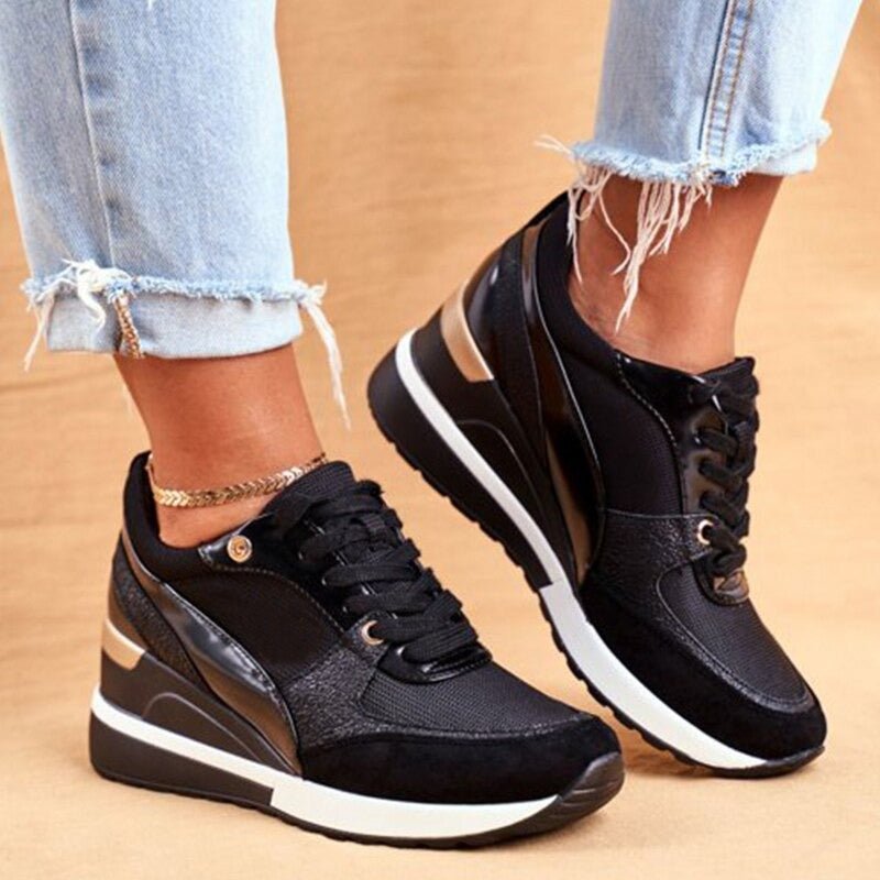 Women's Orthopedic Sneakers Platform Sole Supportive Everyday Trainers