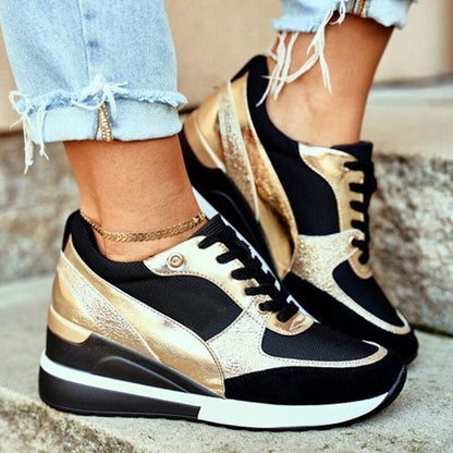 Women's Orthopedic Sneakers Platform Sole Supportive Everyday Trainers